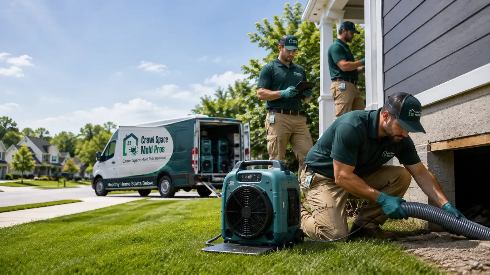 Crawl Space Mold Removal in Williams, IN